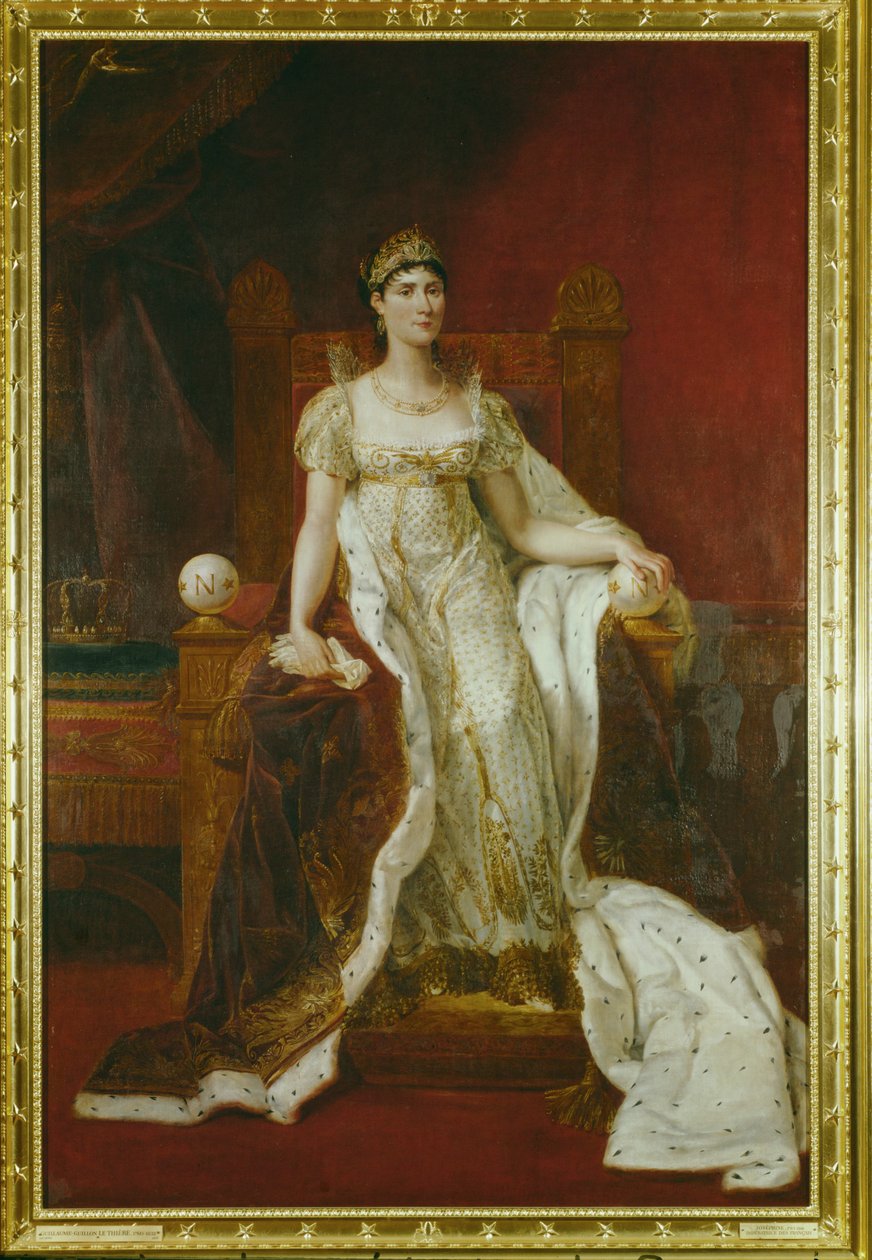 Josephine Beauharnais, Empress, First Wife of Emperor Napoleon I by Guillaume Lethiere