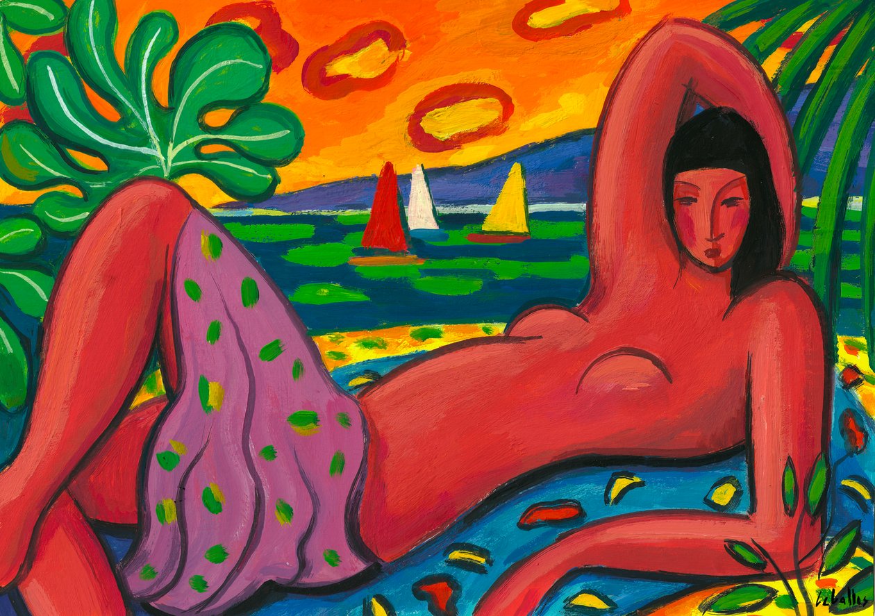 Naked on the Beach by Guillermo Martí Ceballos