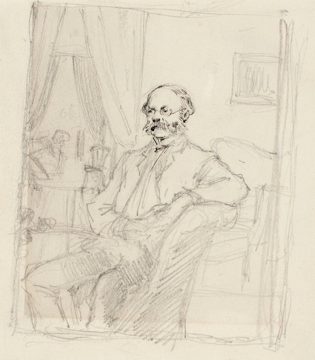 Director C. A. Zitting, Portrait Study by Gunnar Berndtson