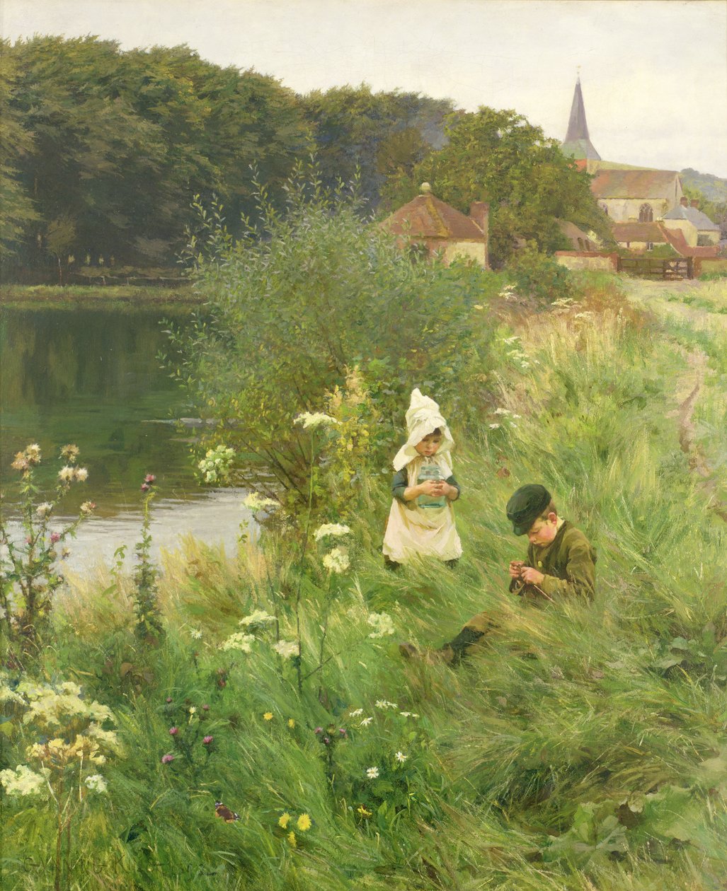 Saturday Afternoon, 1893 by Gunning King