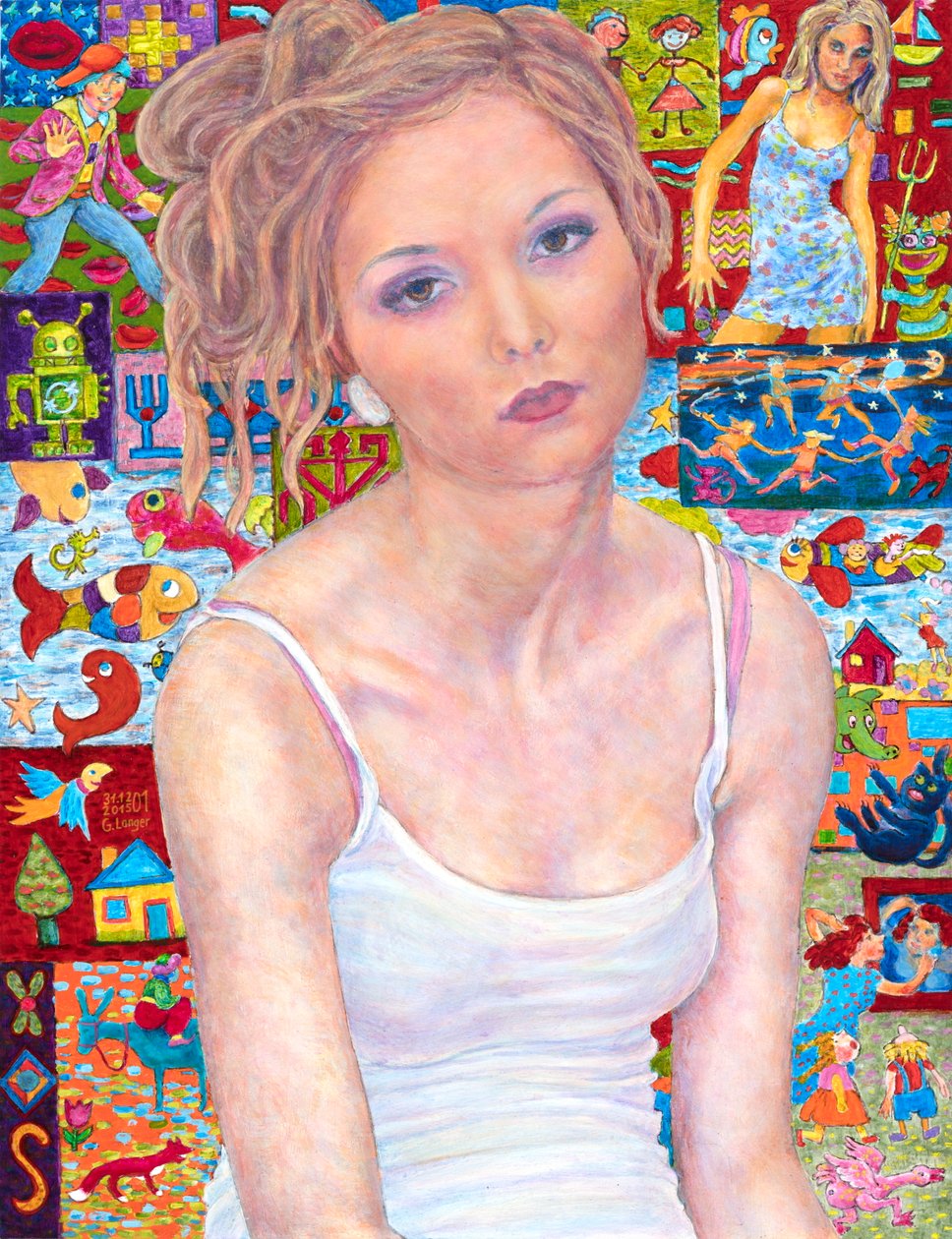 Portrait, Colors of Life by Gunter Langer
