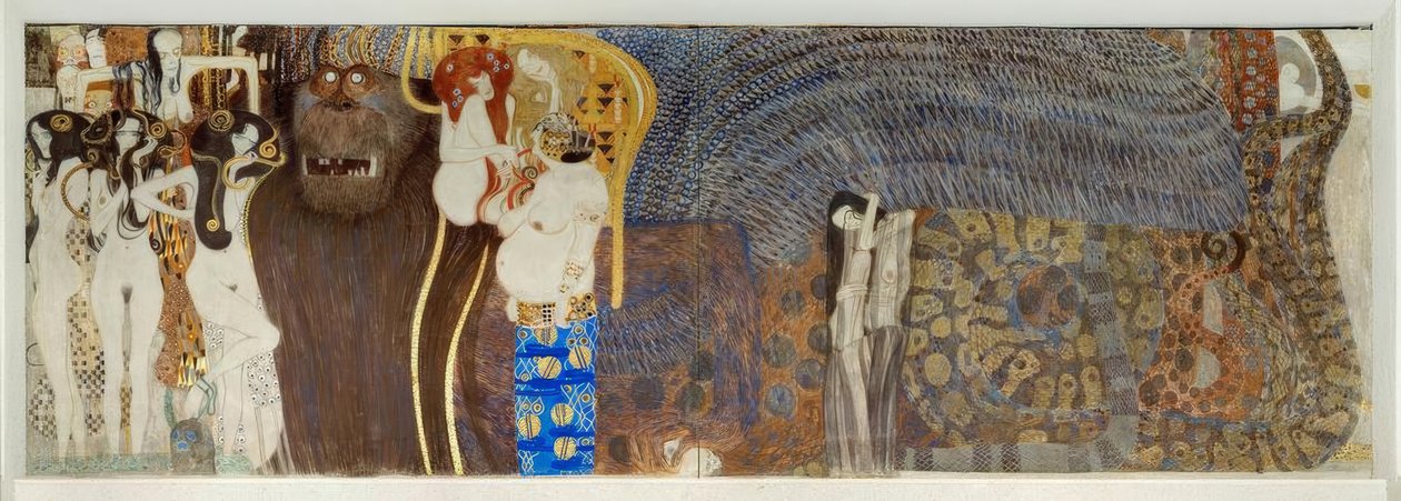Beethoven Frieze by Gustav Klimt