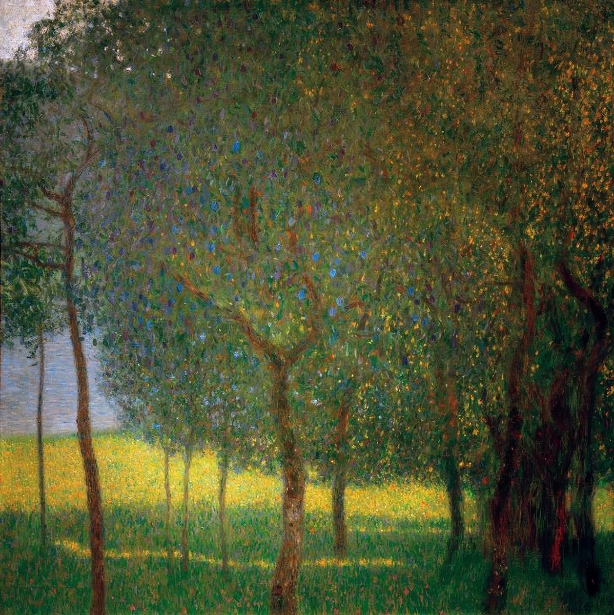 Fruit Trees at Lake Attersee by Gustav Klimt