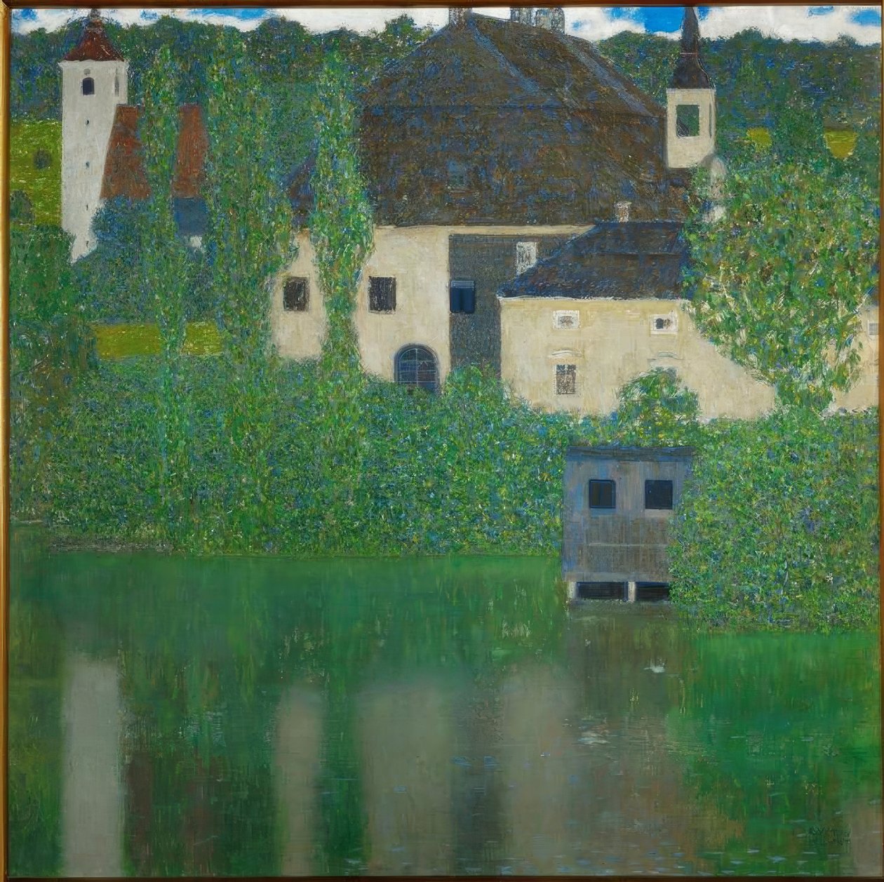 Schloss Kammer on the Attersee I by Gustav Klimt