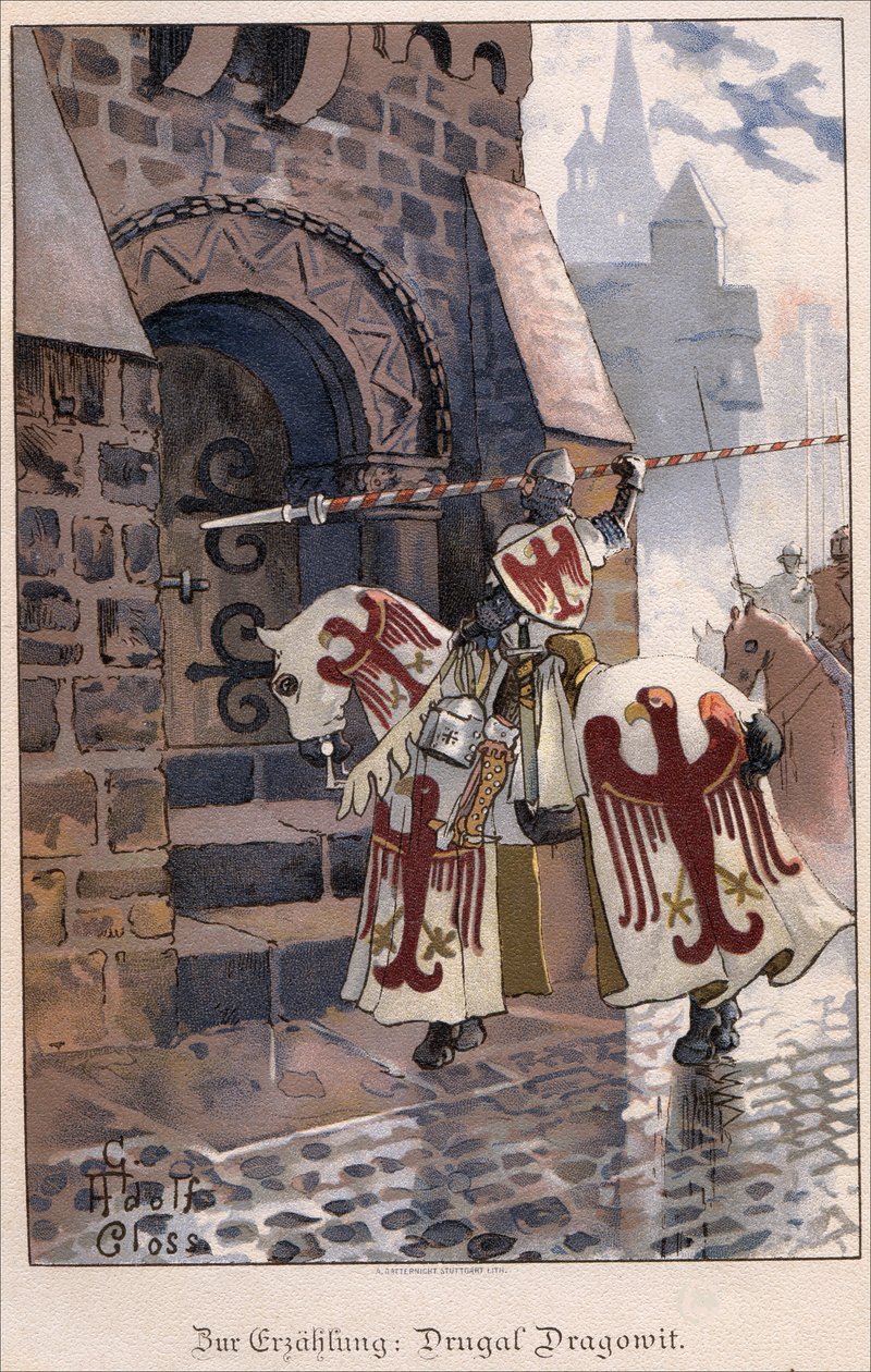 Dragovit, King of the Veletes by Gustav Adolf Closs