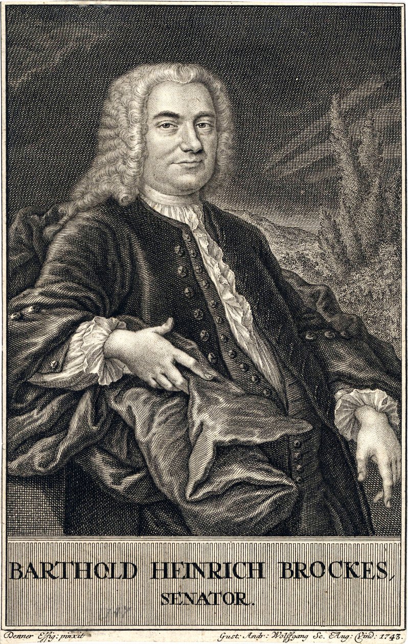 Barthold Heinrich Brockes by Gustav Andreas Wolfgang