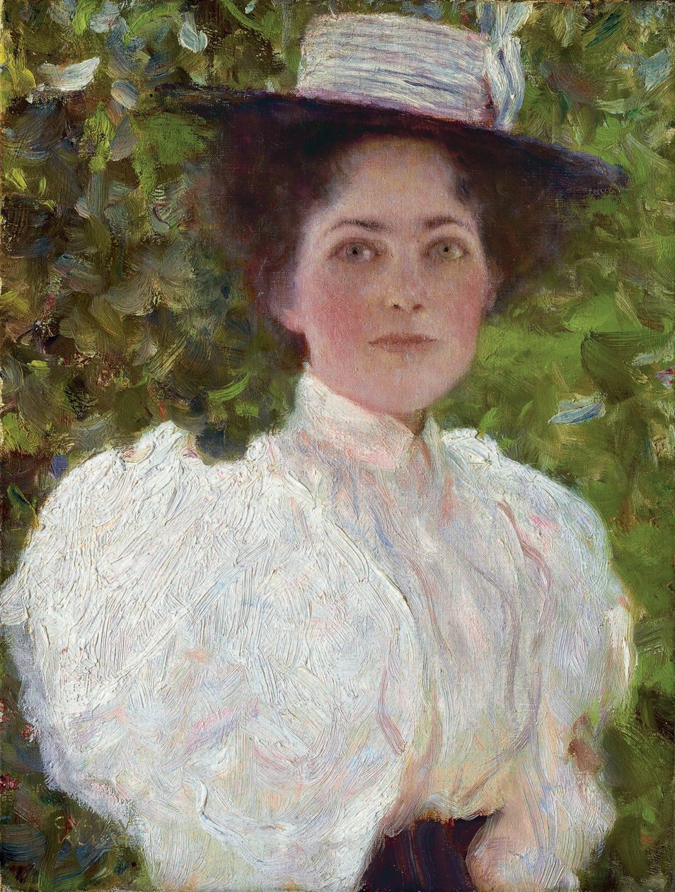 Girl in the Foliage by Gustav Klimt
