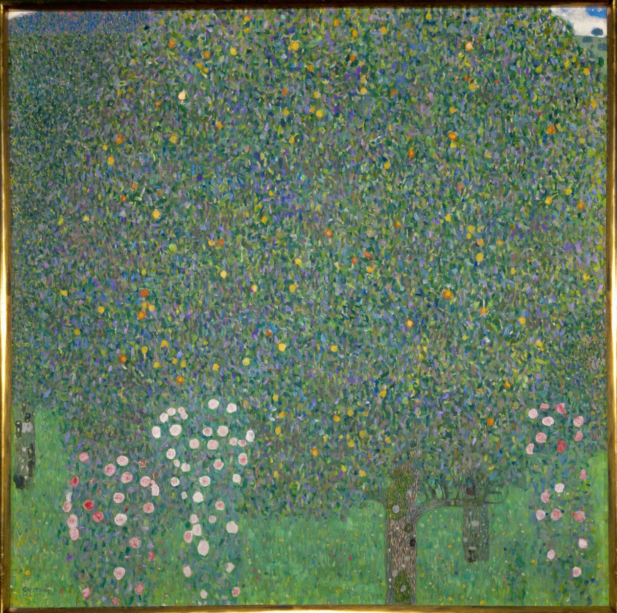 Roses Under the Trees by Gustav Klimt