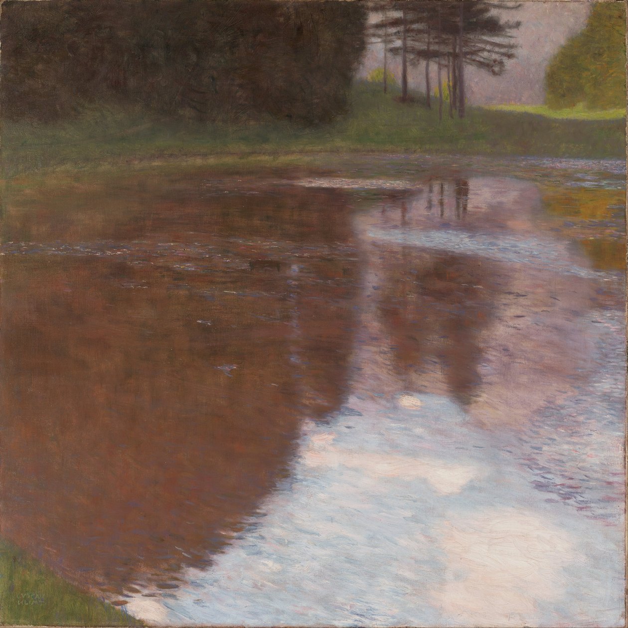 Silent Pond (Egelsee near Golling, Salzburg) by Gustav Klimt