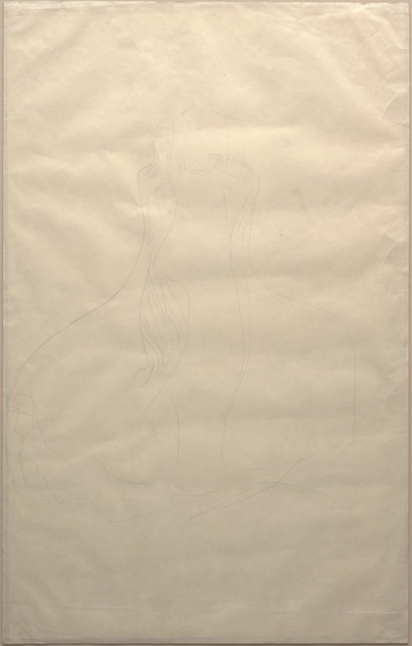 Study for the dress of Adele Bloch-Bauer, c.1903 by Gustav Klimt