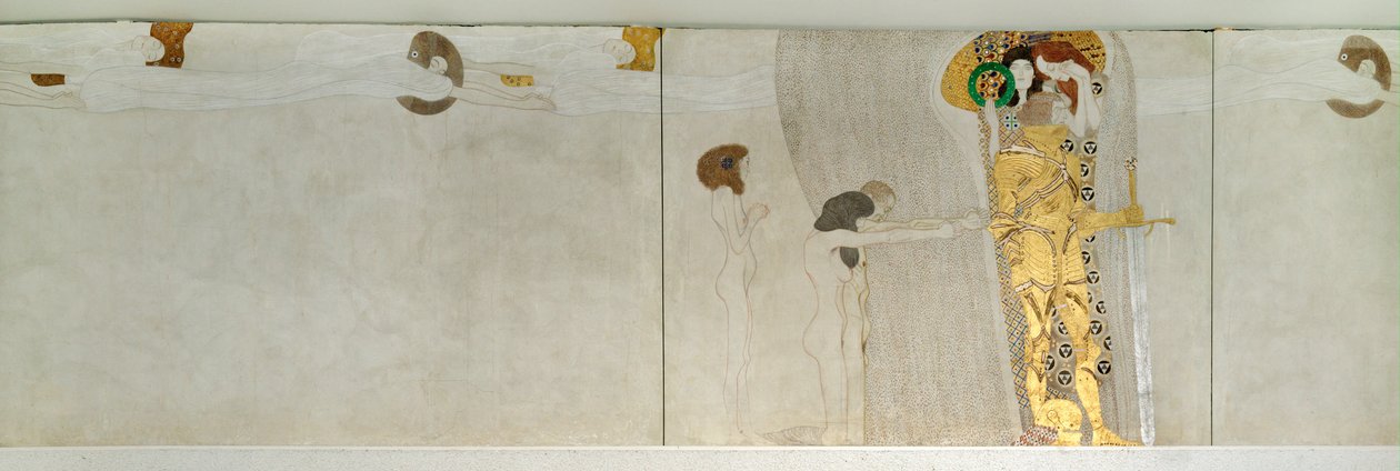 The Beethoven Frieze, (detail) by Gustav Klimt