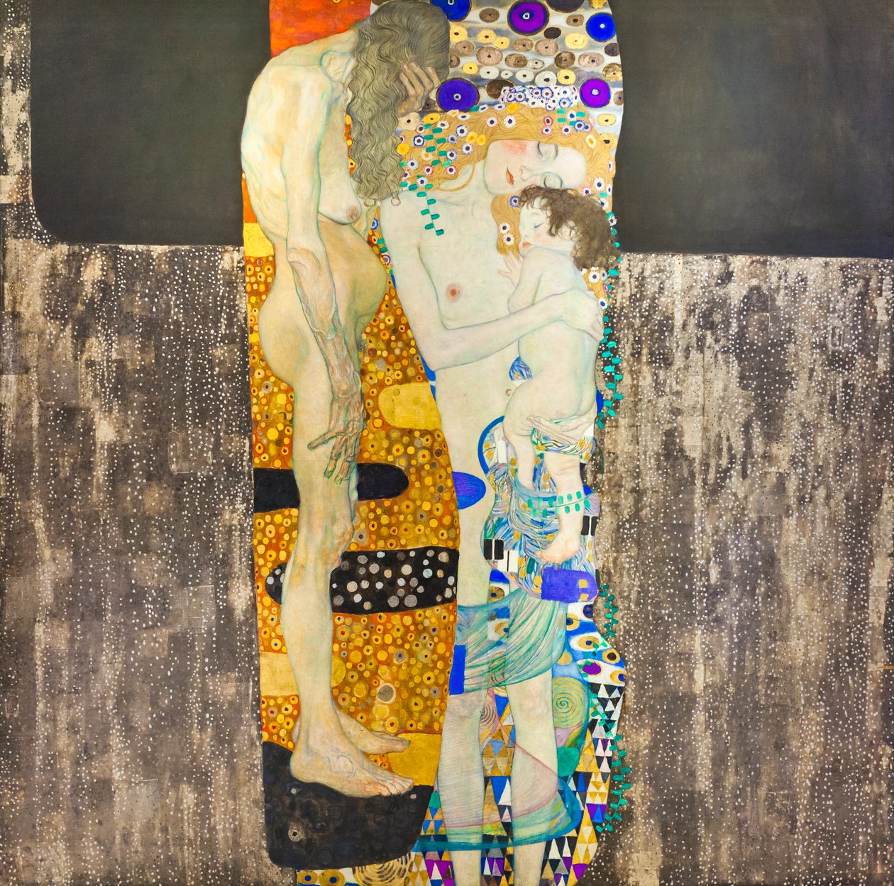 The three ages of woman by Gustav Klimt