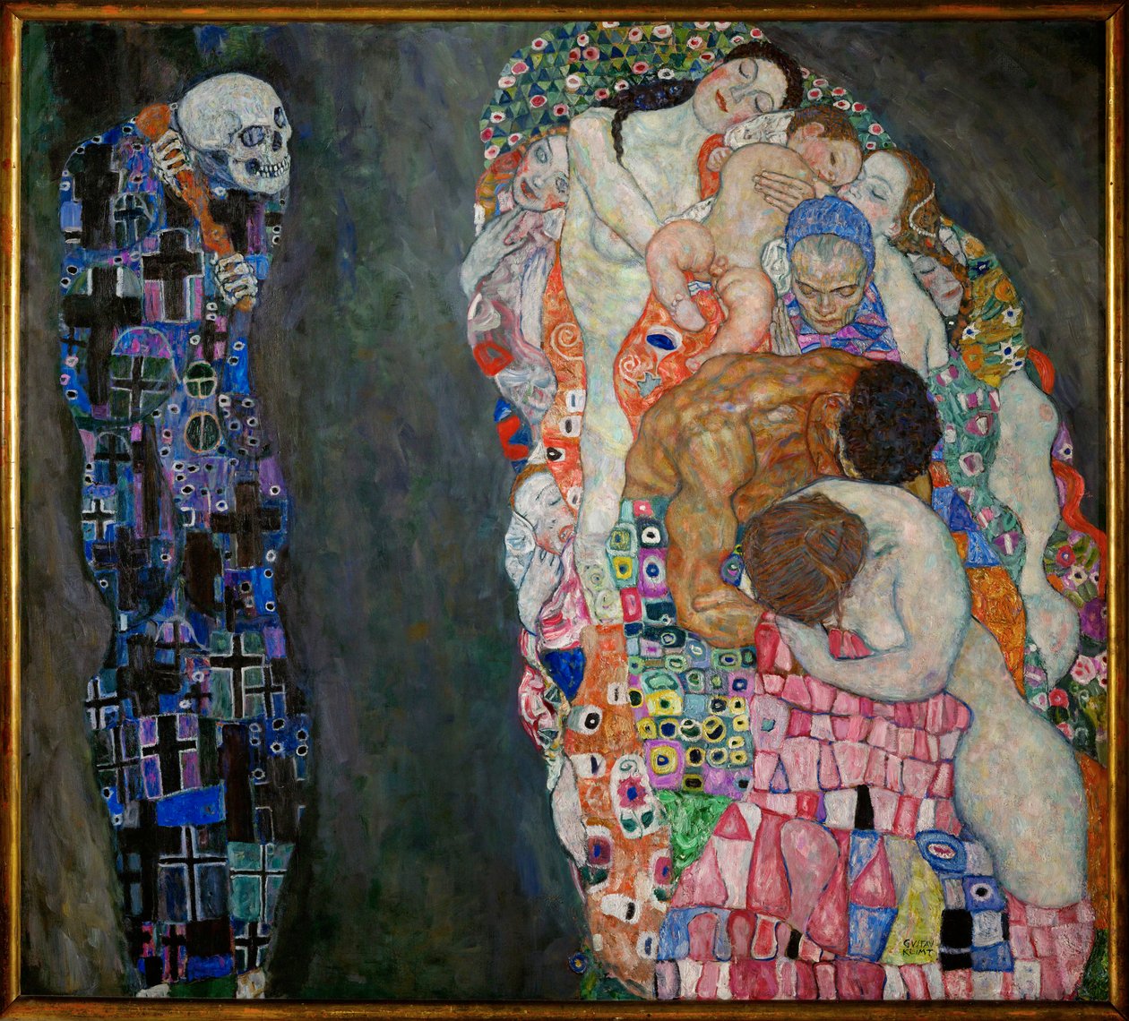 Death and Life, finished 1915 by Gustav Klimt