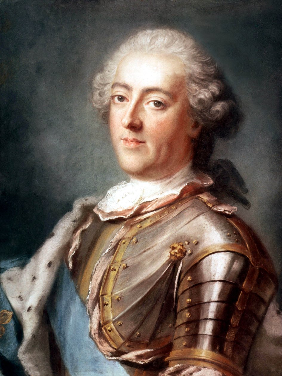 French King Louis XV, King from 1715-1774 by Gustav Lundberg