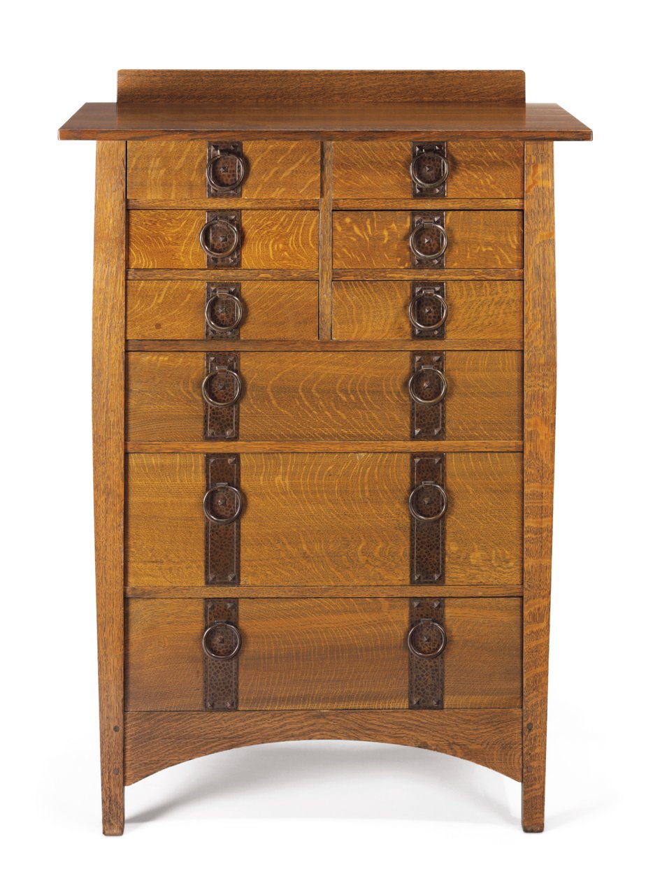 Chest of Drawers, Model No. 913 by Gustav Stickley