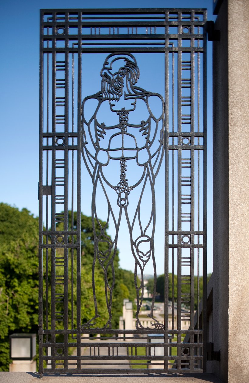 Entrance Gate to the Sculpture Park by Gustav Vigeland