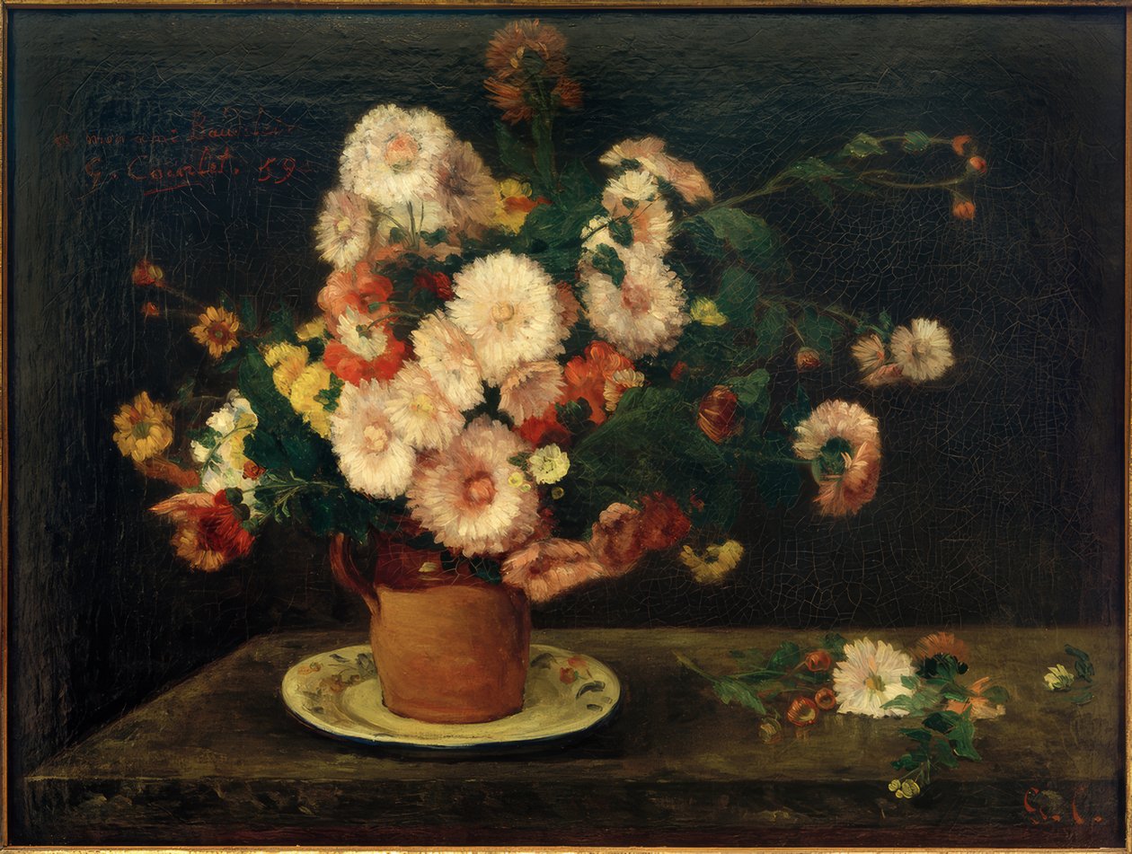 Bouquet of Asters by Gustave Courbet