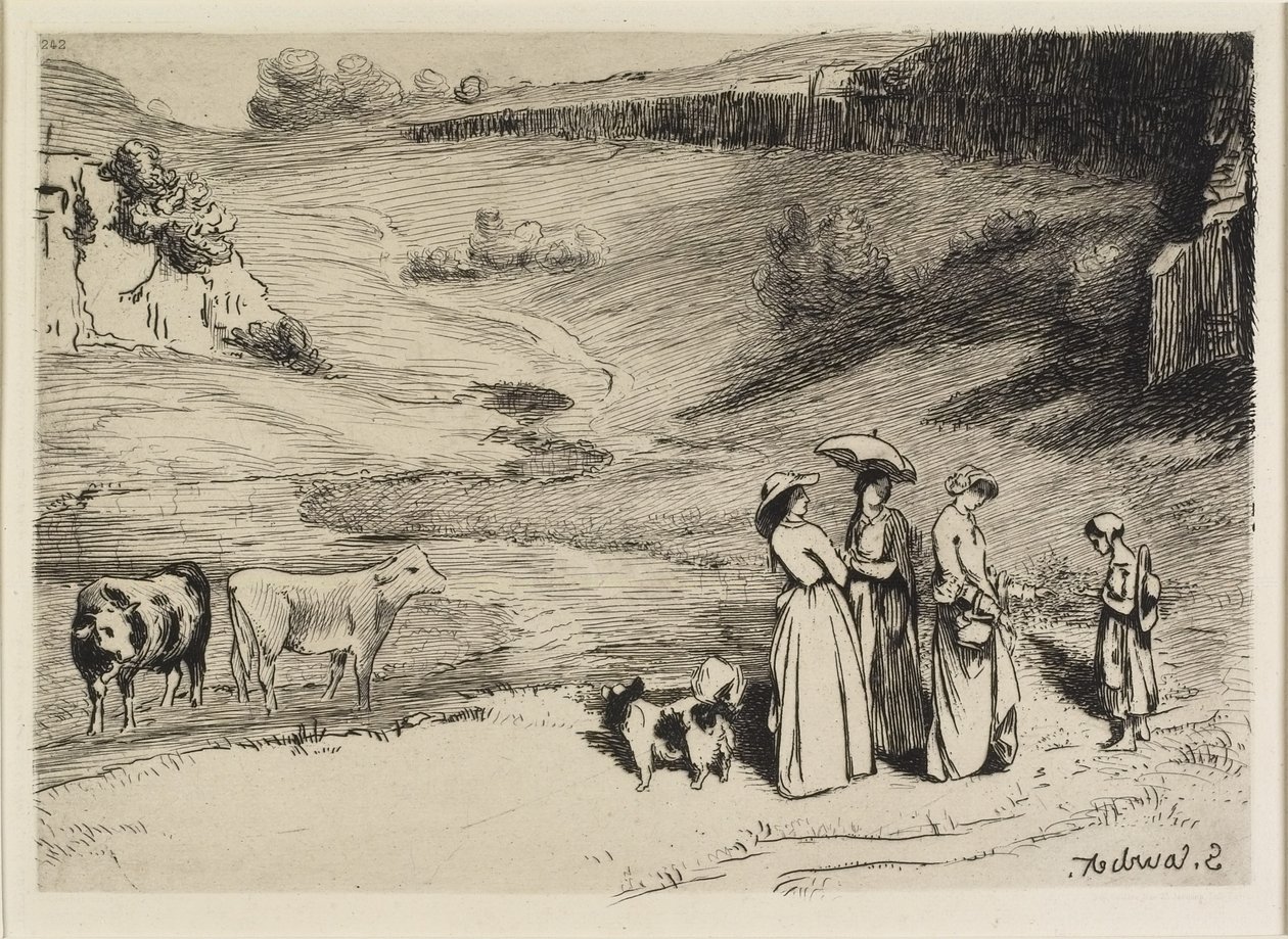 Les Demoiselles de Village, 1867 by Gustave Courbet