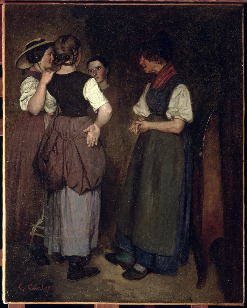 The Stories of Grandmother Salvan, 1847 by Gustave Courbet