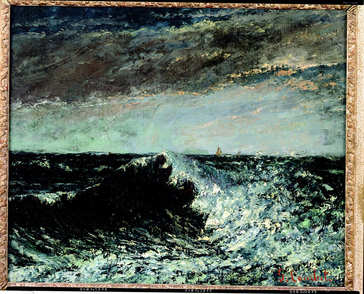 The Wave by Gustave Courbet: Premium art reproduction