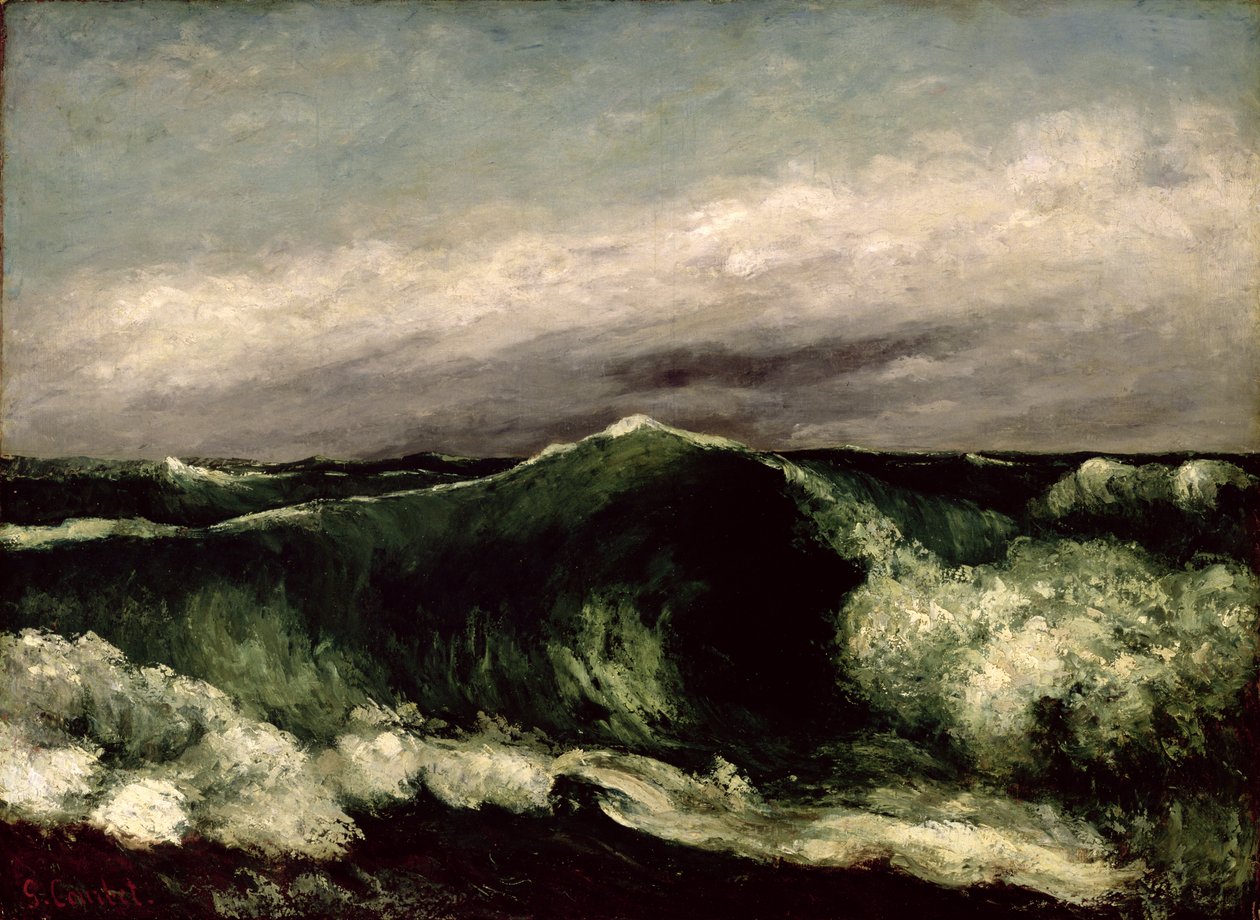 The Wave by Gustave Courbet