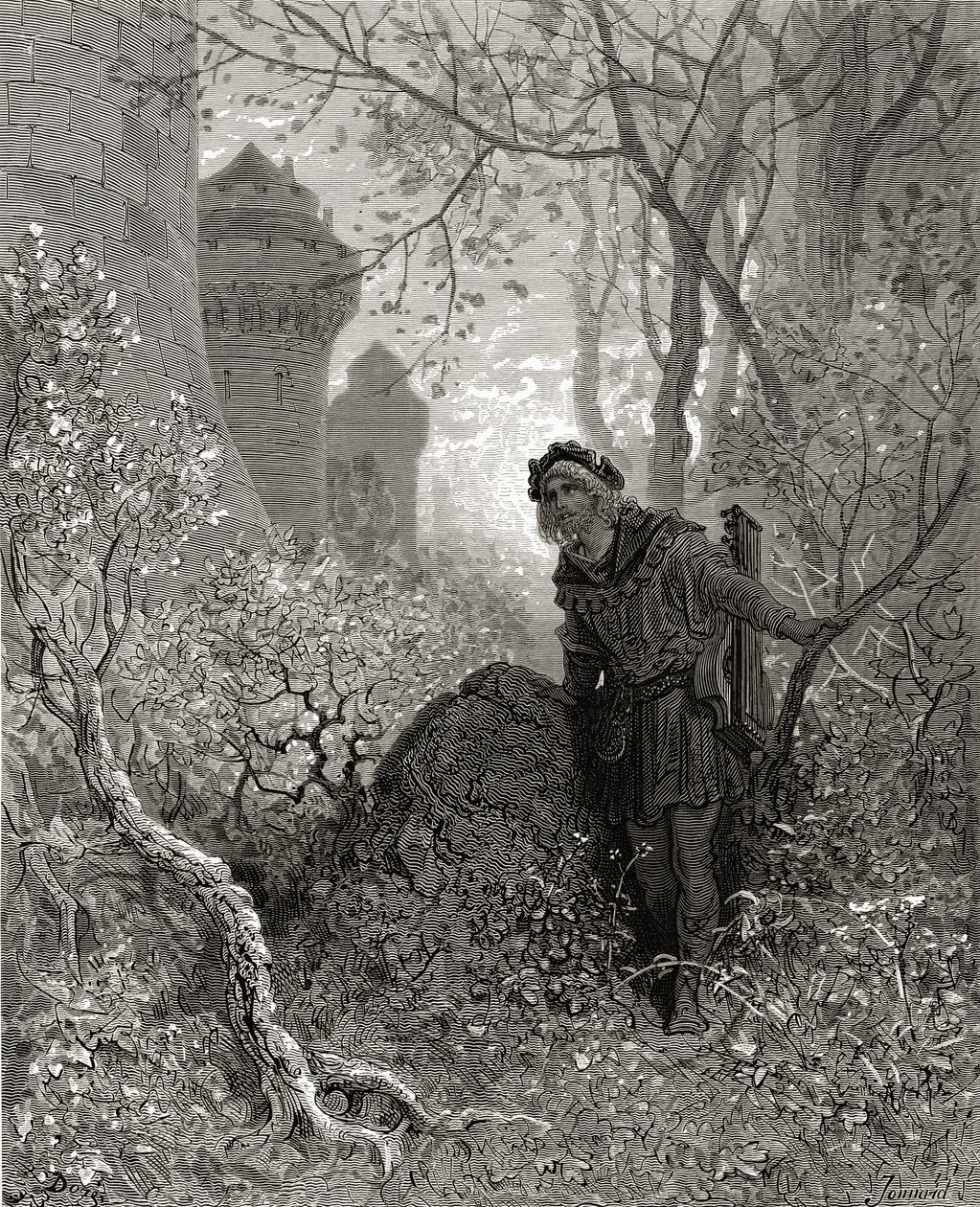 Blondel Hears the Voice of Richard the Lionheart, Illustration from 