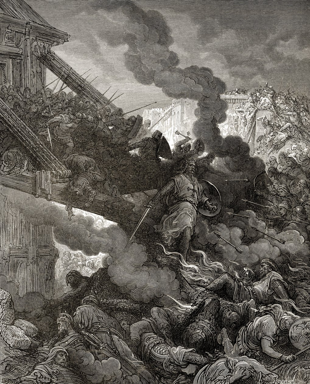 Godfrey Enters Jerusalem by Gustave Dore