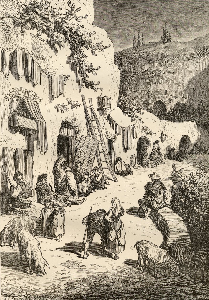 Gypsy Caves, Sacro Monte, Granada, Spain, from 
