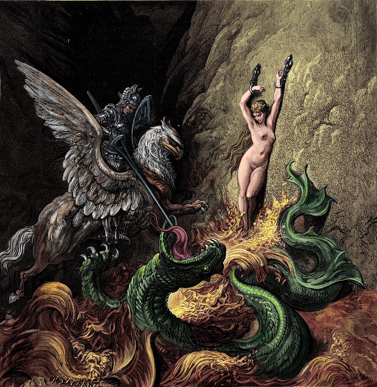 Orlando Furioso illustrated by Gustave Doré by Gustave Dore