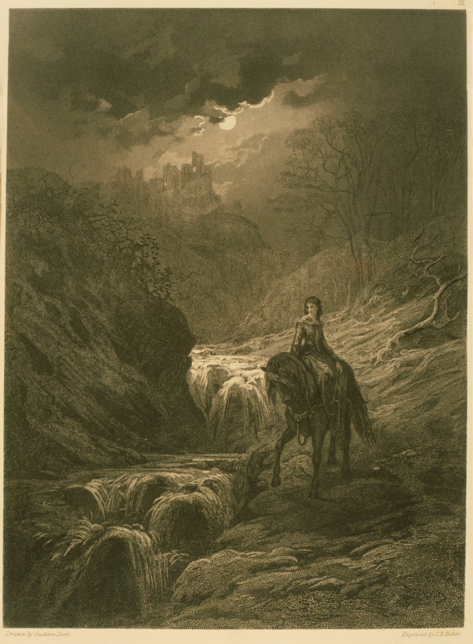 The Moonlight Ride by Gustave Dore