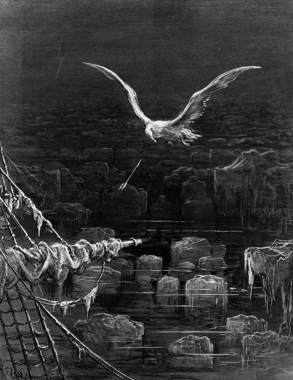 The Albatross is Shot by the Mariner, Scene from 