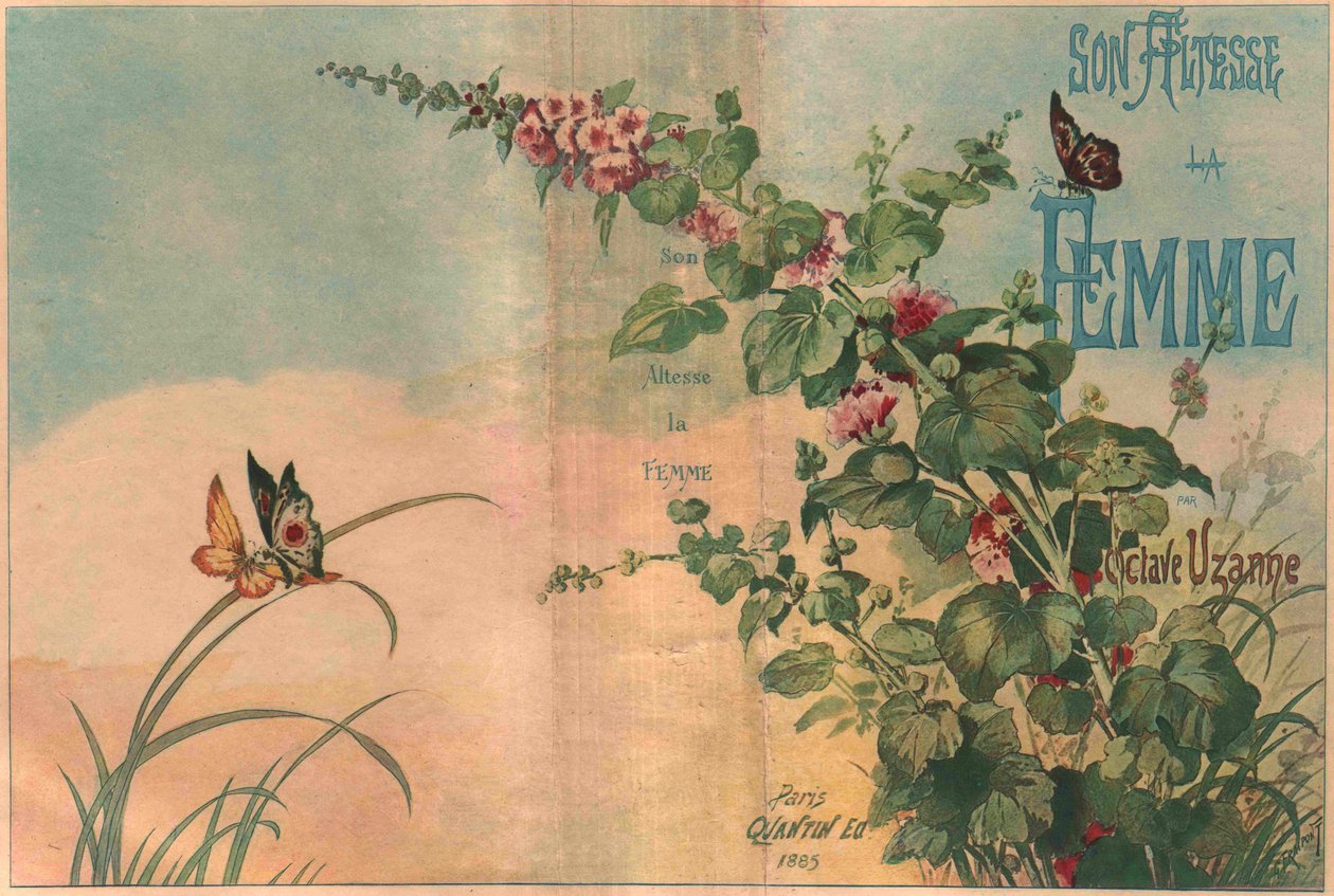 Cover of the Book by Octave Uzanne, Her Highness the Woman by Gustave Fraipont