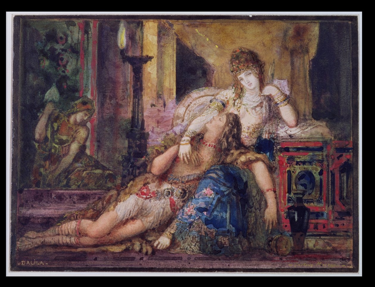 Samson and Delilah by Gustave Moreau