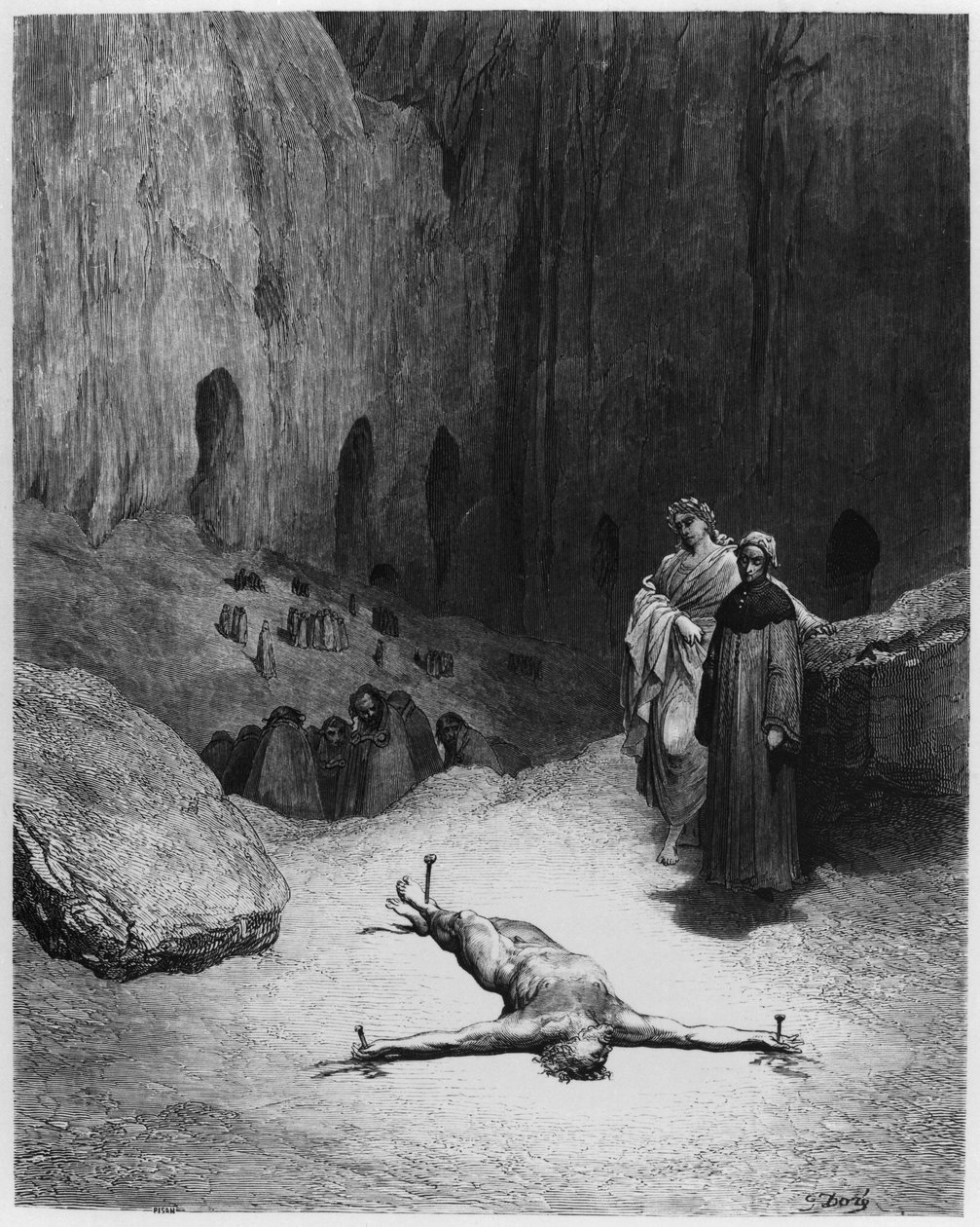 Crucified Man, Illustration from 