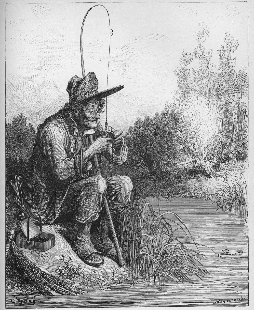 The Fisherman and the Little Fish - from 
