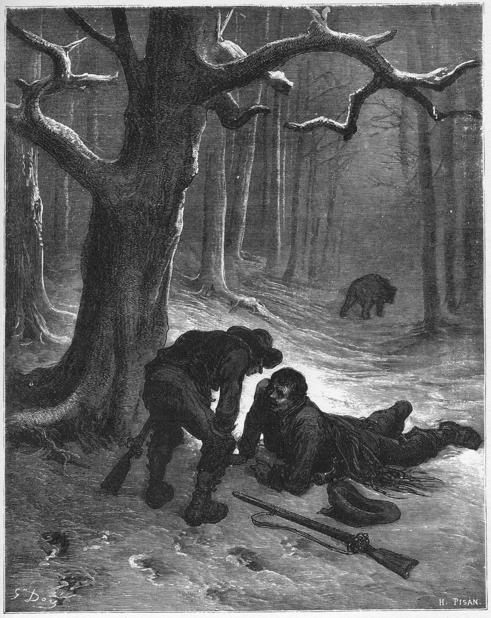 The Bear and the Travelers - from 