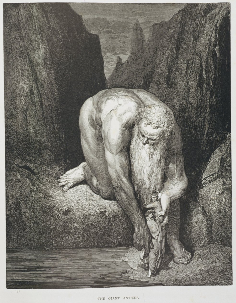 The Giant Antaeus, from 'The Divine Comedy' (Inferno) by Dante Alighieri