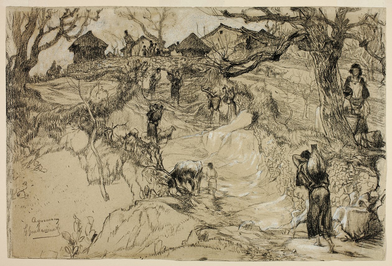 Aquemoun, Algeria by Gustave Achille Guillaumet