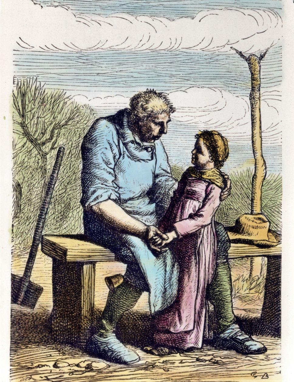 Cosette had Permission from Les Miserables. 1865 by Gustave Brion