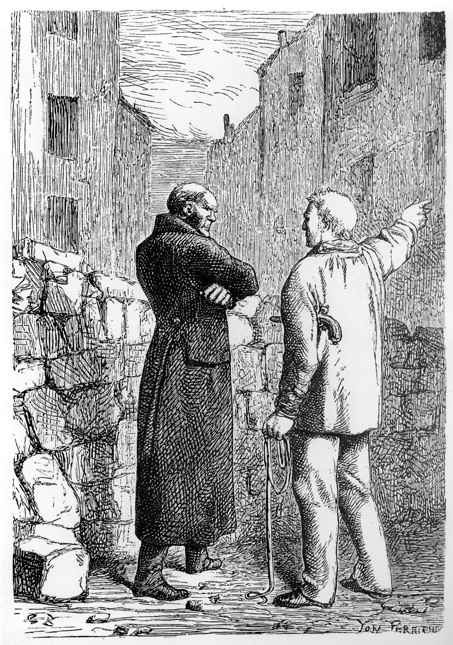 Jean Valjean Gets his Revenge, illustration from 