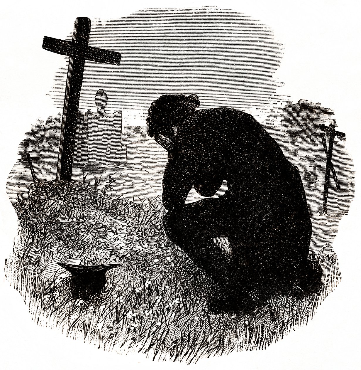 Mourning (for Les Miserables by Victor Hugo) by Gustave Brion