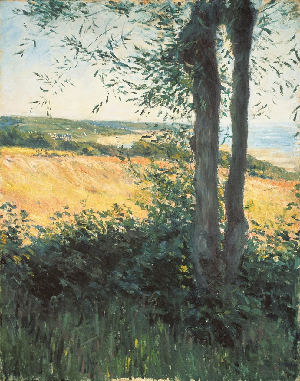 By the Sea, Normandy by Gustave Caillebotte