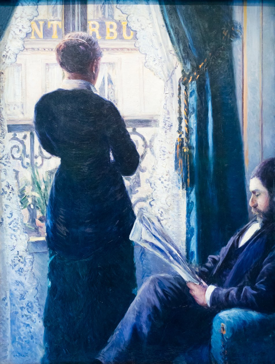 Interior, Woman at the Window, c. 1880 by Gustave Caillebotte