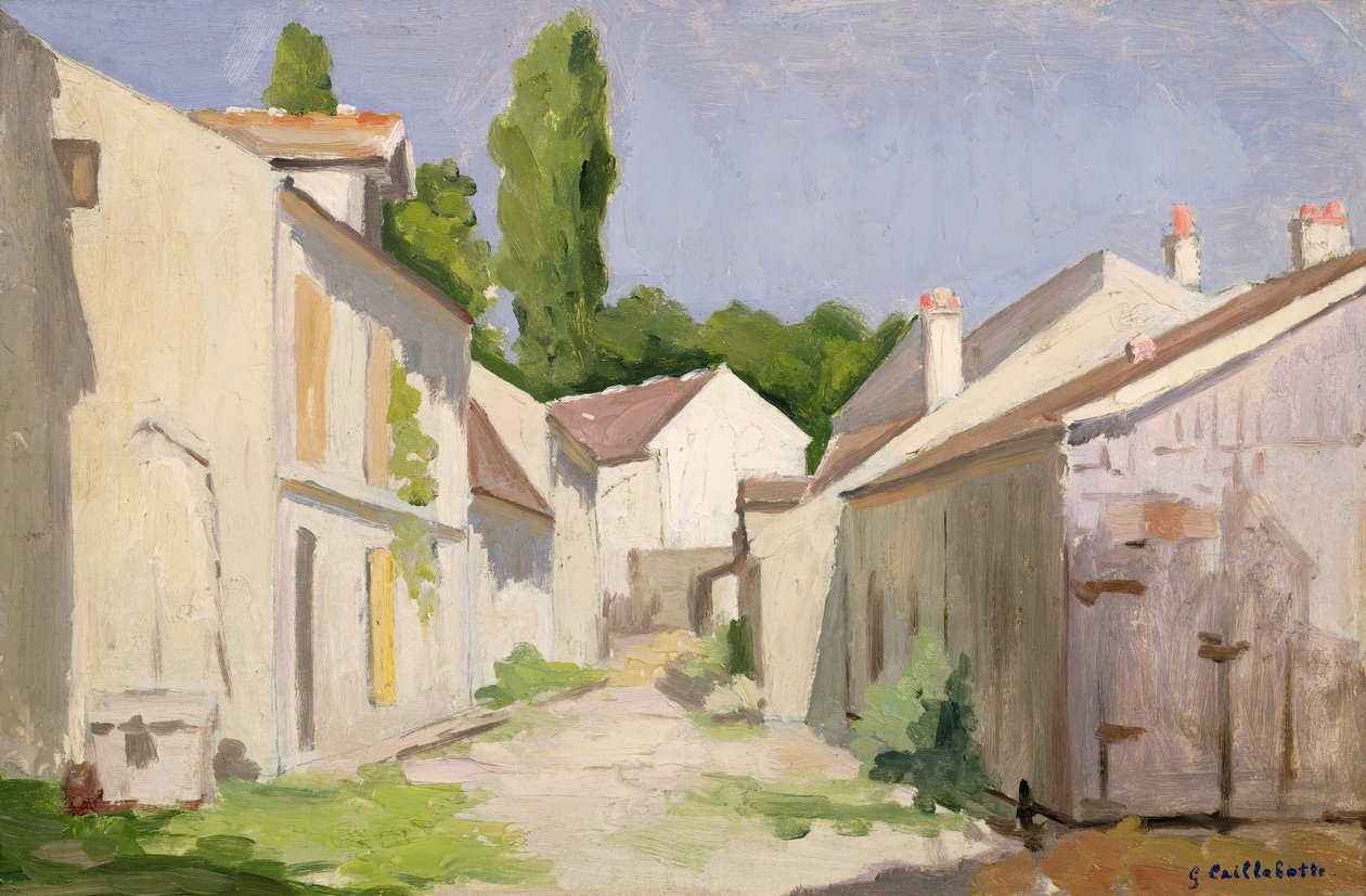Le Clos des Abbesses, Yerres, Essonne by Gustave Caillebotte