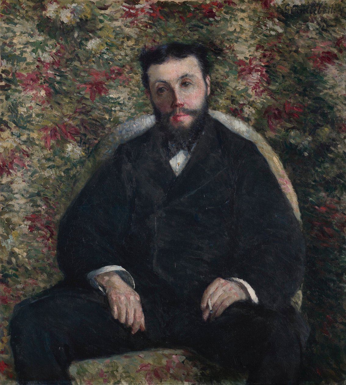 Portrait of A. Cassabois by Gustave Caillebotte