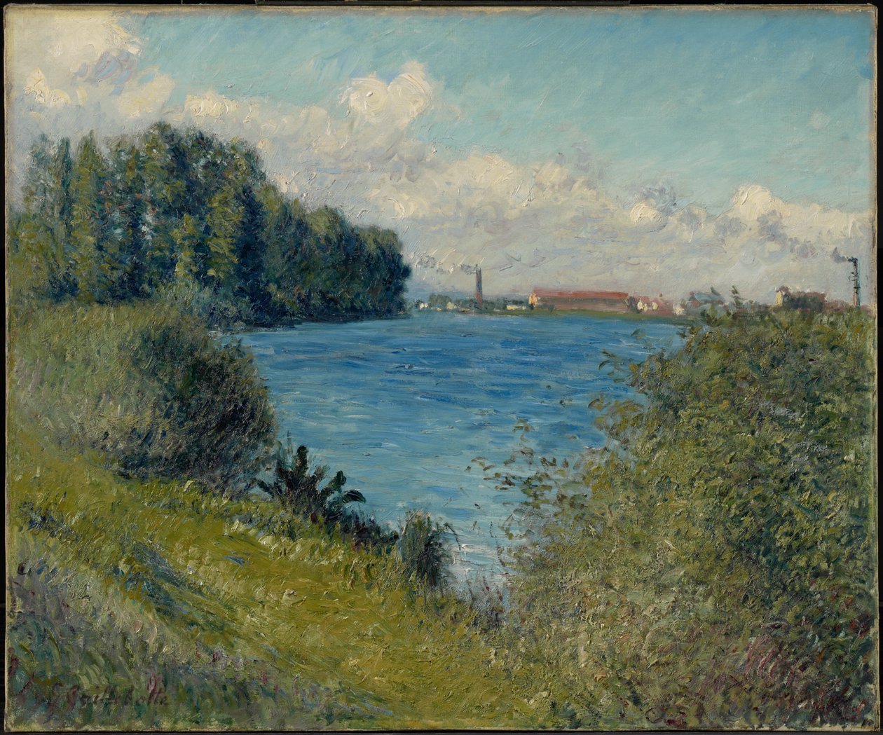 The Seine at Argenteuil by Gustave Caillebotte