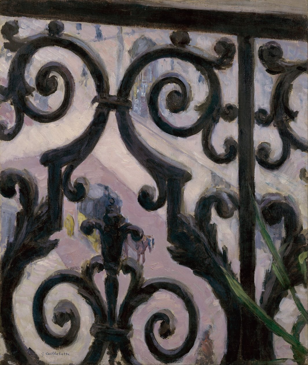 View from a Balcony by Gustave Caillebotte