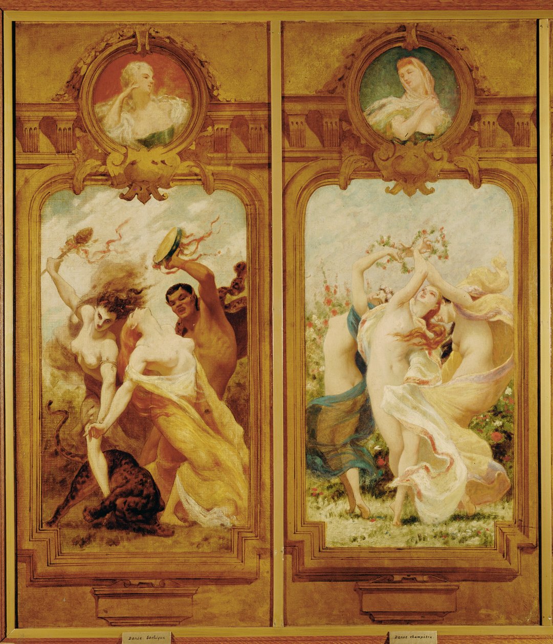 The Foyer de la Danse Has Four Murals by Boulanger Showing a Danse Bachique, Bacchanalia, and a Danse Champetre, a Country-Dance by Gustave Clarence Rodolphe Boulanger