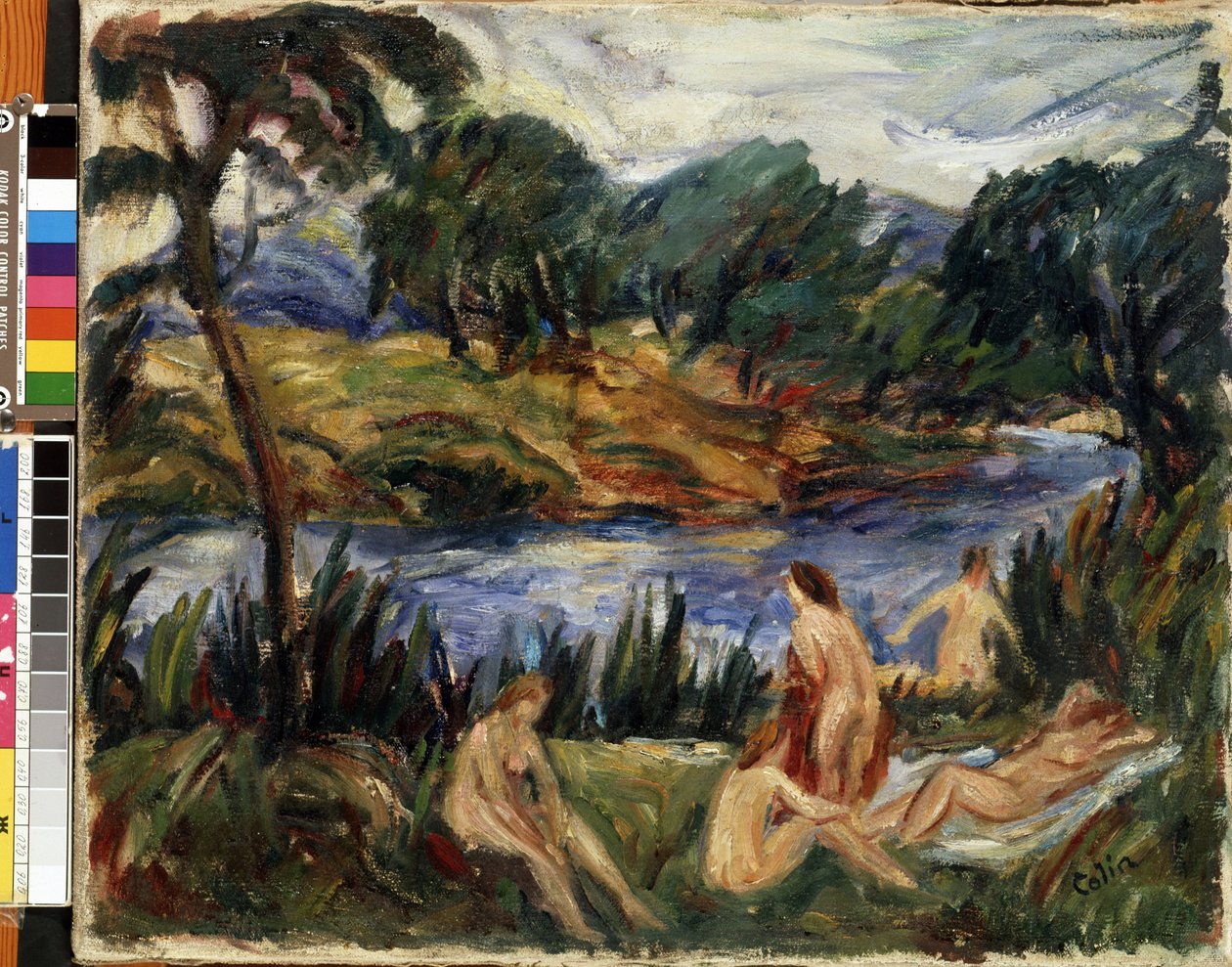 Women at the River by Gustave Colin