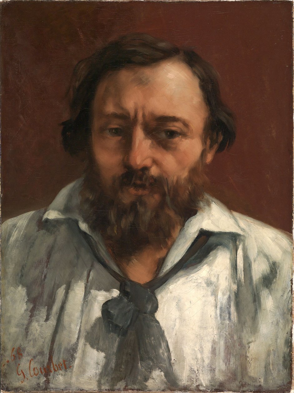 Portrait of the Poet Pierre Dupont by Gustave Courbet